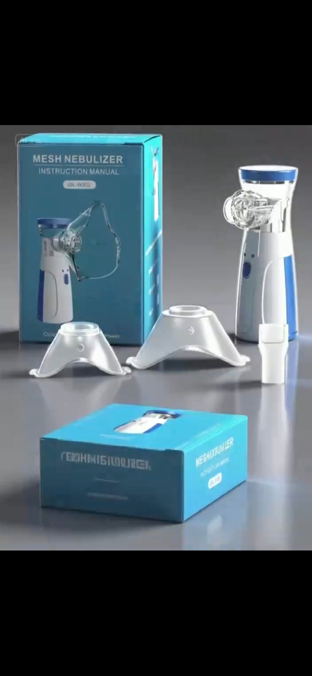 Portable Mesh Nebulizer - Rechargable Inhalation Device For adults & Kids