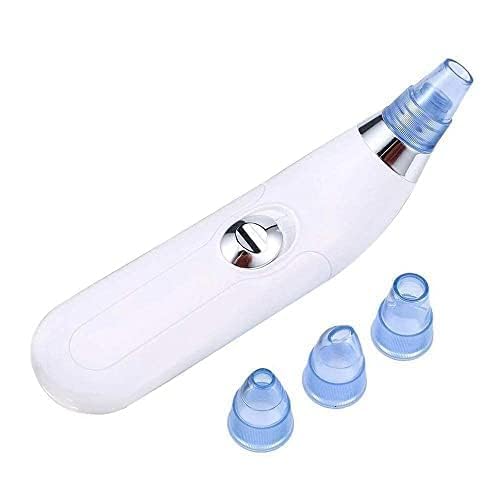 4 In 1 Multi-Function Blackhead Whitehead Remover Device Facial Cleansing Tool ,Skin Cleaner,Pimple Removal Tool,For Men & Women(White)